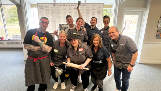 Mintz + Hoke team members at Healing Meals