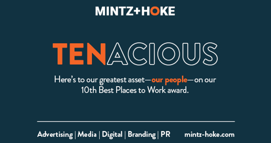 Mintz + Hoke Celebrates Tenth Year as ‘Best Places to Work’ Awards Finalist