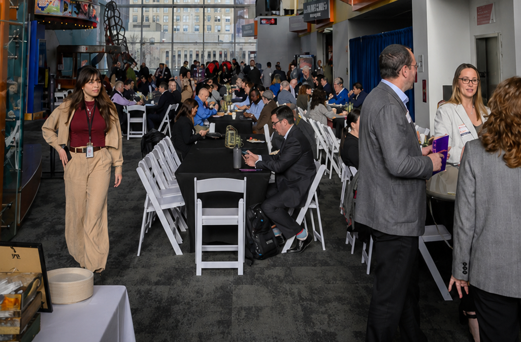 attendees at the transportation showcase