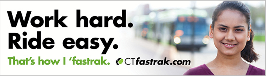 CTfastrak billboard