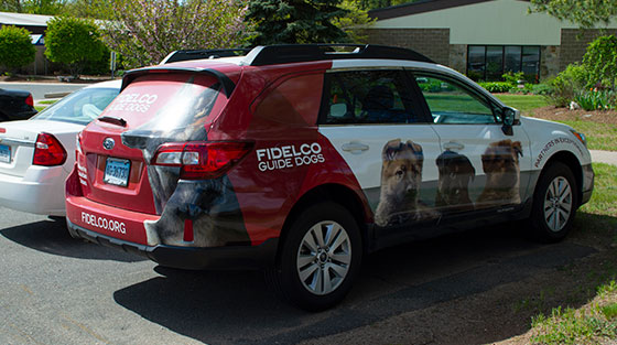 Fidelco Guide Dog van wrap 